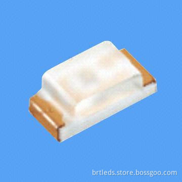SMD LED, 0603 Package, Super Blue Color, 1.6 x 0.8 x 0.4mm, Typical Luminous Intensity of 120mcd